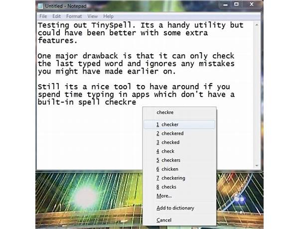 tinySpell for Windows - Download it from Habererciyes for free